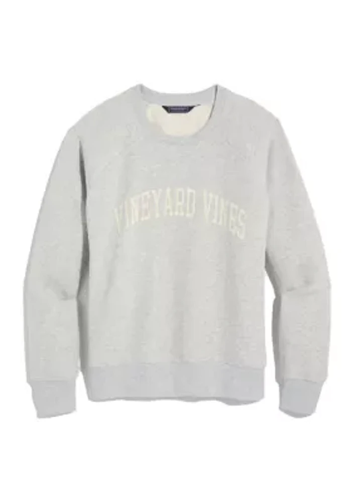 Women's Terry Crew Neck Sweater