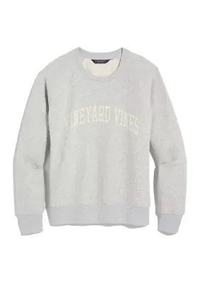 Women's Terry Crew Neck Sweater