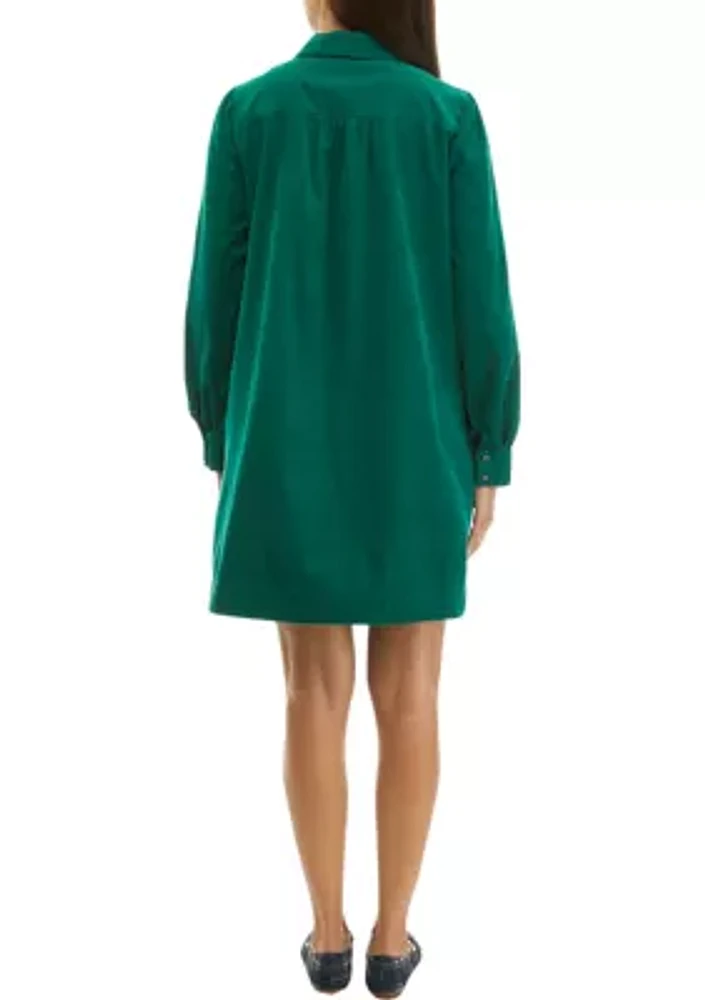 Women's Corduroy Popover Dress