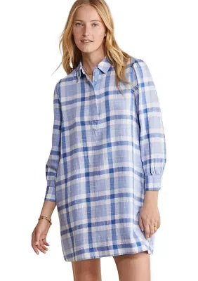 Women's Plaid Popover Dress