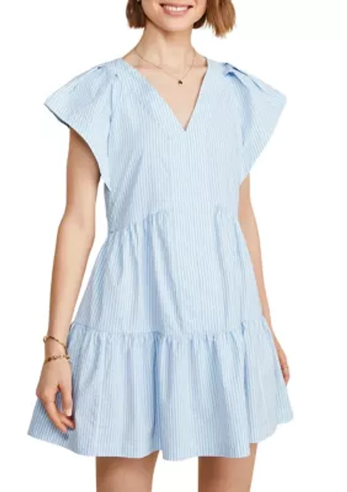 Women's Harbor Tiered Ruffle Sleeve Dress