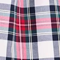 Women's Holiday Plaid Popover Dress