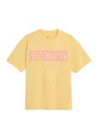 Women's Sunkissed Boyfriend Crew Short Sleeve T-Shirt