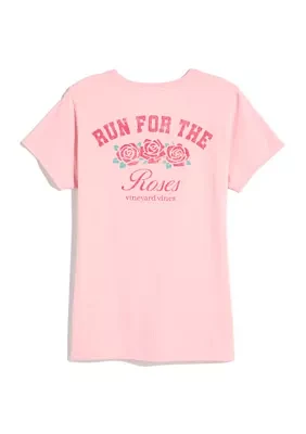 Women's Short Sleeve Run for the Roses Graphic T-Shirt