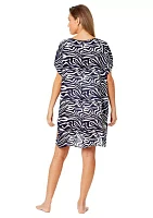 Zebra Shadow Swim Cover Up