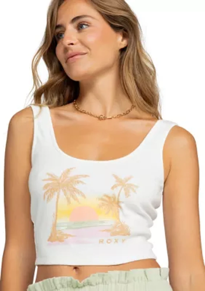 Sunset Beach Drive Graphic T-Shirt