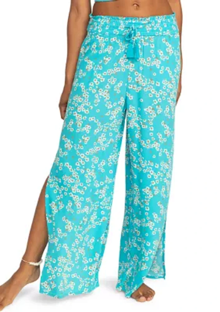 Tropical Rhythm Wide Split Leg Pants