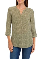 Women's Dolman Sleeve Printed Top