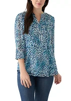 Women's Printed Chiffon Top