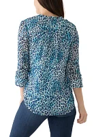 Women's Printed Chiffon Top