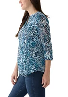 Women's Printed Chiffon Top