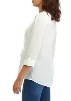 Women's Tassel Henley  Top