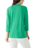 Women's Solid Knit Top