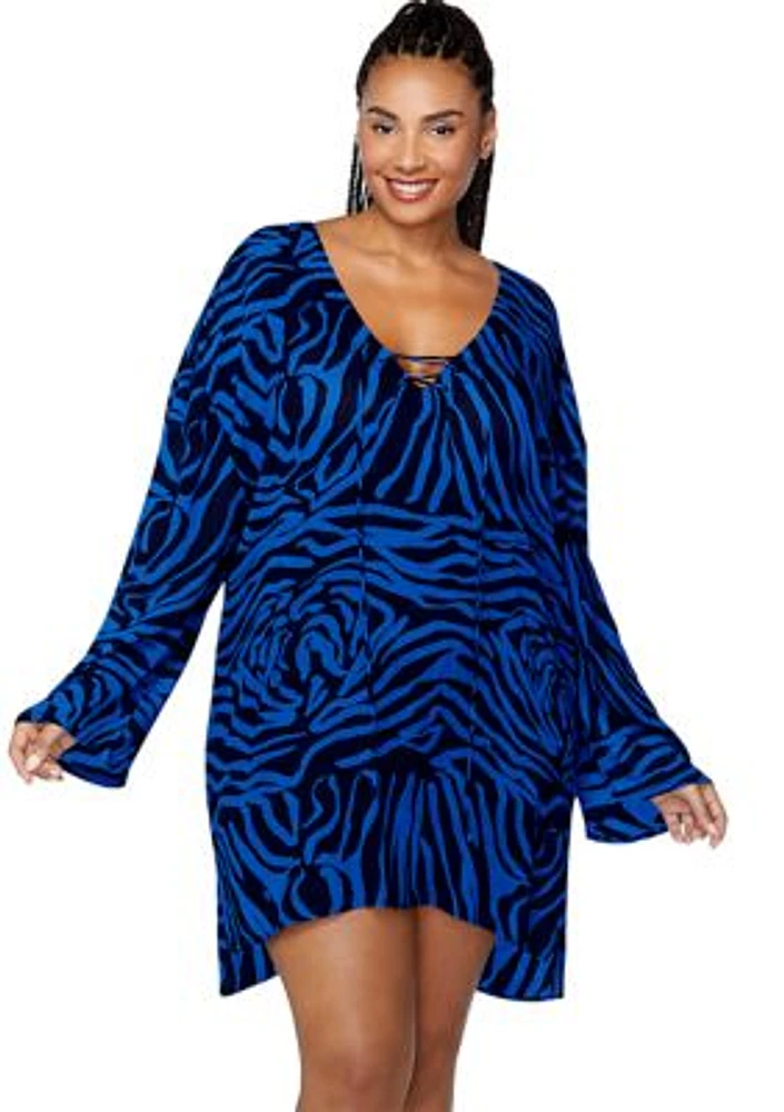 Plus Kenya Micha Pullover Tunic Swim Cover Up