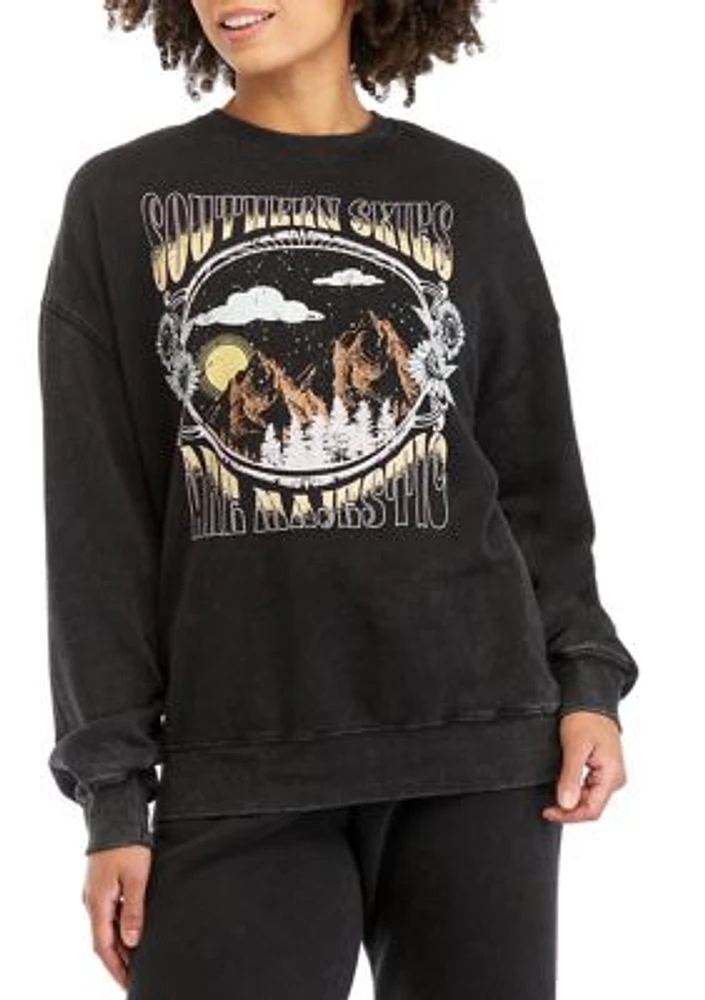 Long Sleeve Oversized Graphic Sweater