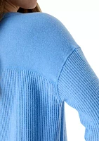 Women's Textured Cozy Knit Henley Shirt