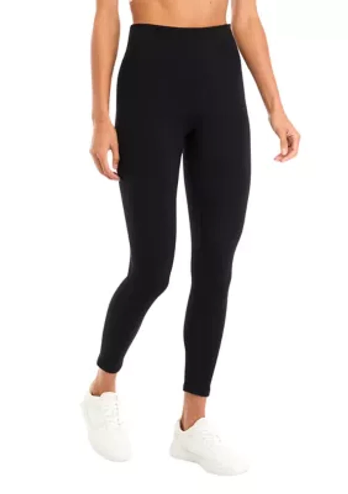 Women's Seamless Ribbed Pull On Leggings