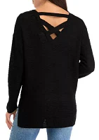 Women's V-Neck Tunic Sweater