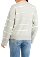 Women's Striped Crew Neck Sweater