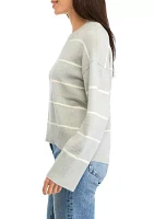 Women's Striped Crew Neck Sweater