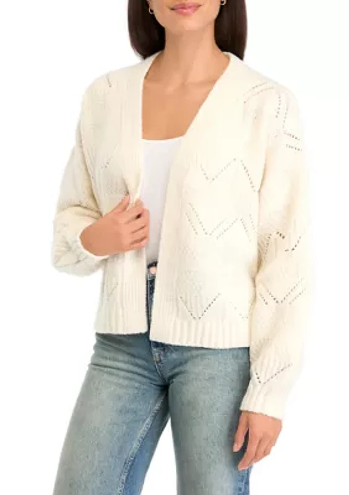 Women's Pointelle Cardigan