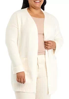 Plus Front Pocket Cardigan