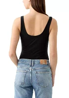 Women's Scoop Neck Double Layer Bodysuit