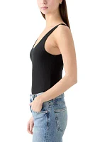 Women's Scoop Neck Double Layer Bodysuit