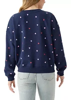 Women's Multi Heart Crew Sweatshirt