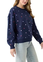 Women's Multi Heart Crew Sweatshirt