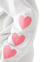 Women's 3 Heart Hoodie Sweatshirt