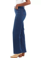 Women's High Rise Cropped Cuff Jeans