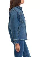 Petite Denim Shacket