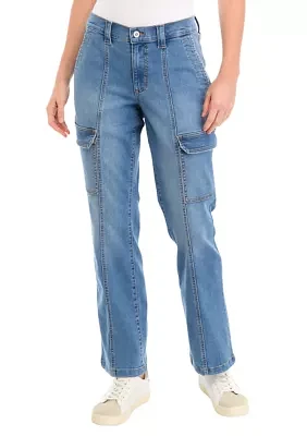 Women's Cargo Bootcut Jeans