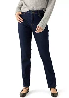 Women's High Rise Straight Jeans