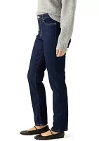 Women's High Rise Straight Jeans