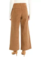 Petite Corduroy Trouser Pants