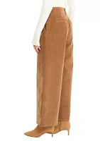 Petite Corduroy Trouser Pants