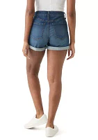 Women's Mid Rise 4" Denim Shorts