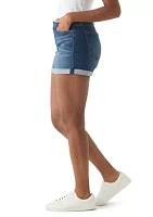 Women's Mid Rise 4" Denim Shorts