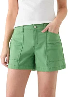 Women's Mid Rise Utility Shorts