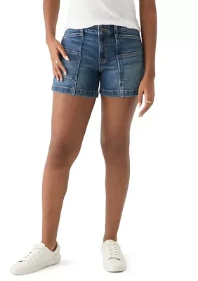 Women's Mid Rise Utility Shorts