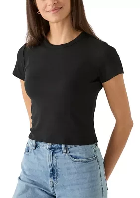 Women's Short Sleeve Crew Rib T-Shirt