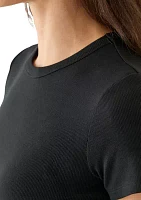 Women's Short Sleeve Crew Rib T-Shirt