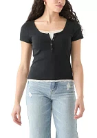 Women's Short Sleeve 1x1 Ribbed T-Shirt