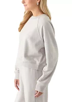 Women's Comfy Fleece Crew Pullover with Garment Mineral Wash