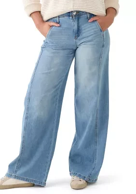 Women's Wide Leg High Rise Jeans