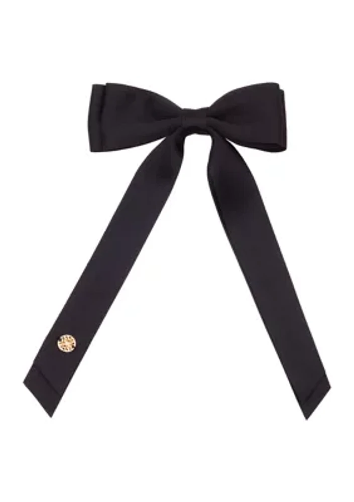 Black Bow Clip