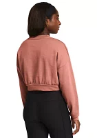 Women's UA Rival Terry Oversized Crop Crew Pullover