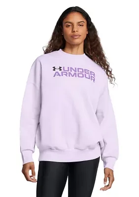 Women's Rival Fleece Wordmark Oversized Crew Neck Sweatshirt